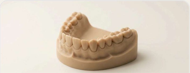 Printed dental working model with individually seated dies